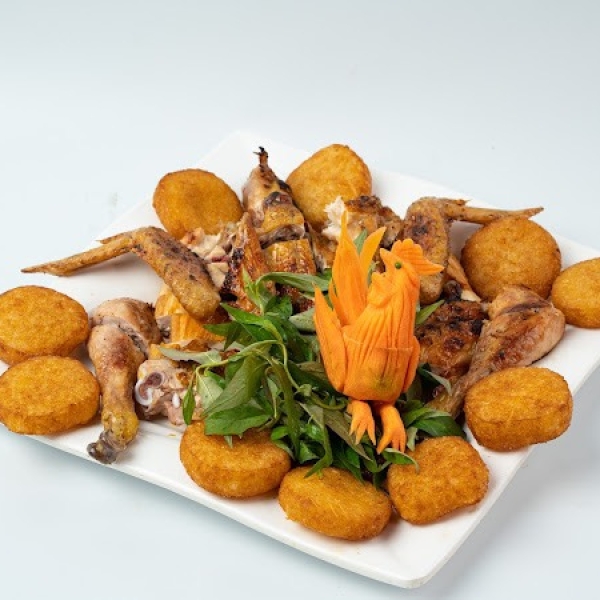 Gà ta nướng 