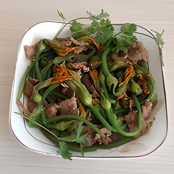 Bông Bí Xào Bò