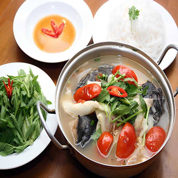Cá Tầm Nấu Măng Chua