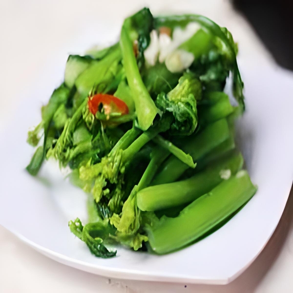 Cải Xanh Xào Tỏi