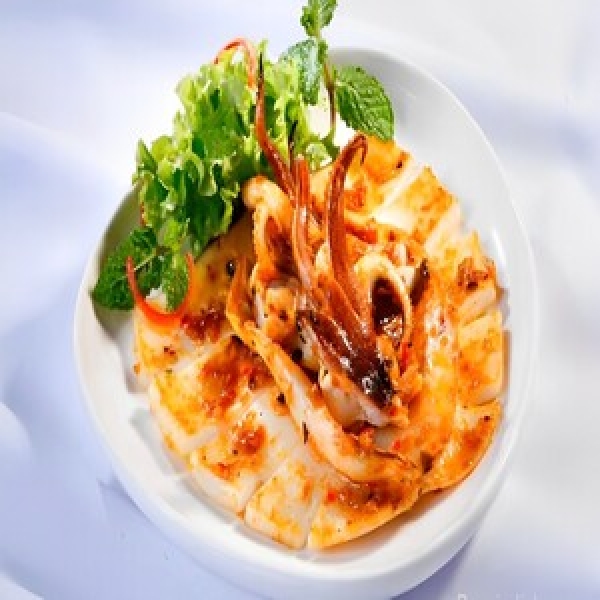Mực Lá Nướng Muối Ớt