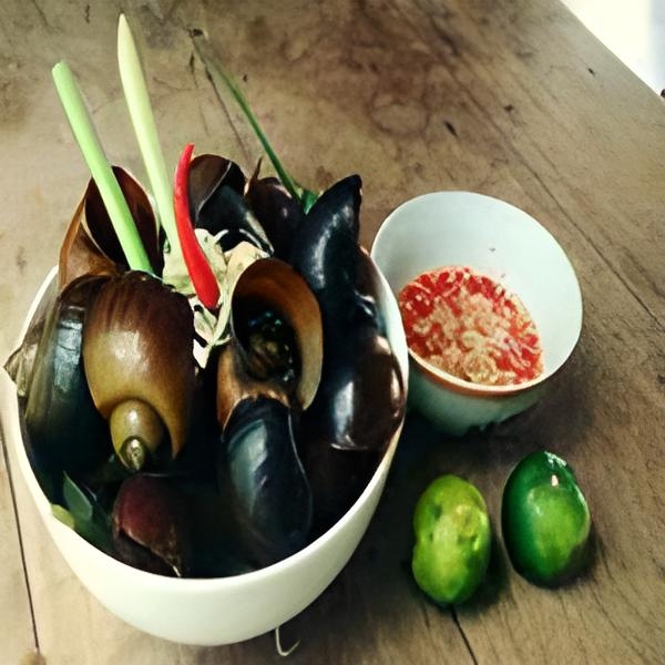 Ốc Bưu Hấp Sả
