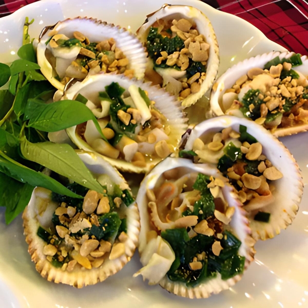 Sò Dương Nướng Mỡ Hành