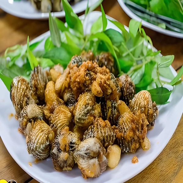  Sò Huyết Cháy Tỏi