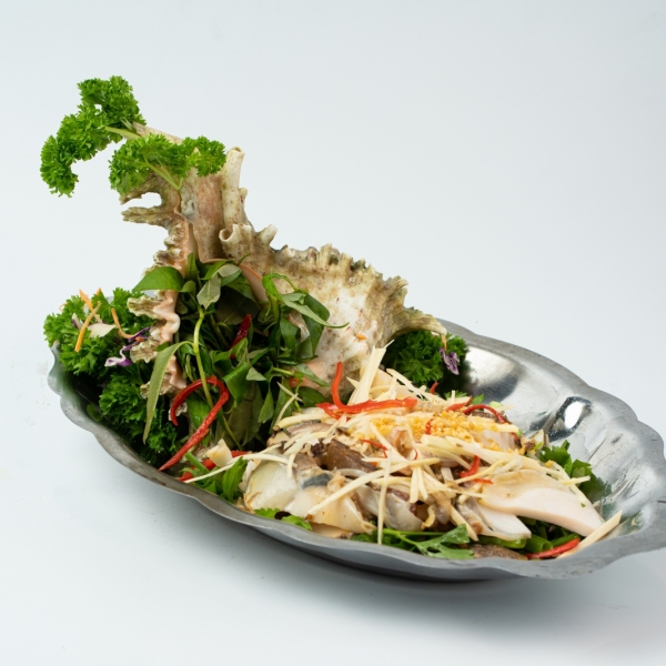 Ốc Gai Hấp Gừng