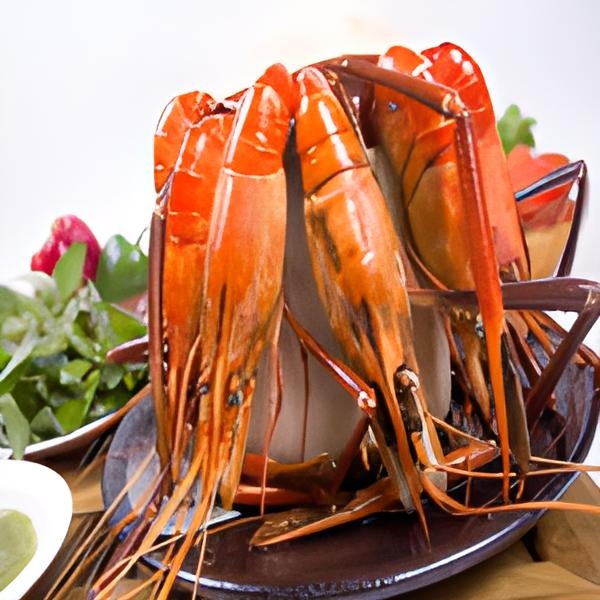 Tôm Càng Xanh Hấp Bia