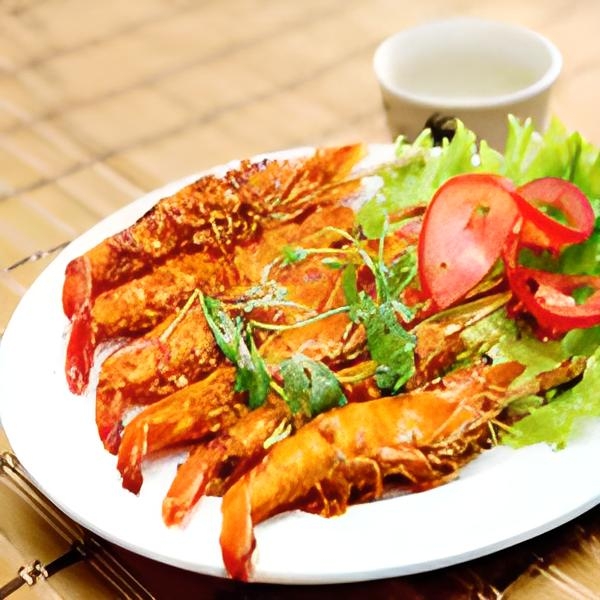 Tôm Sú Nướng Muối Ớt