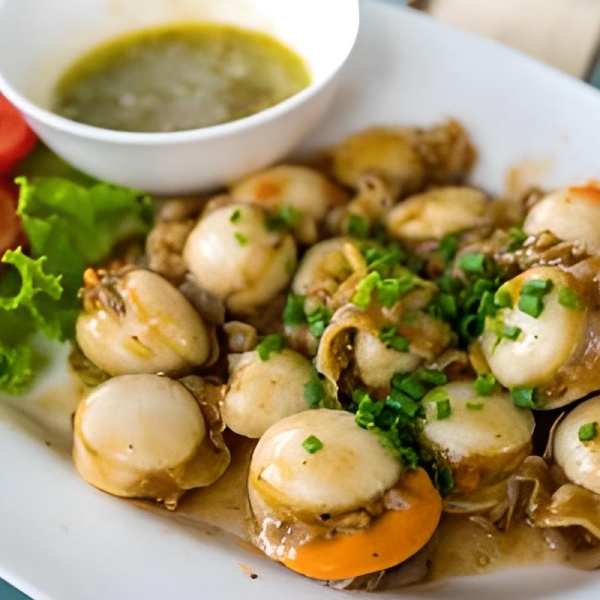 Sò Điệp Nhật Xào Bơ
